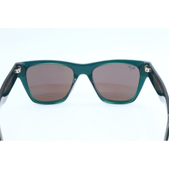Maui Jim EKOLU MJ 867-06D Green Square Sunglasses Blue Polarized Lens 53… - Picture 4 of 7